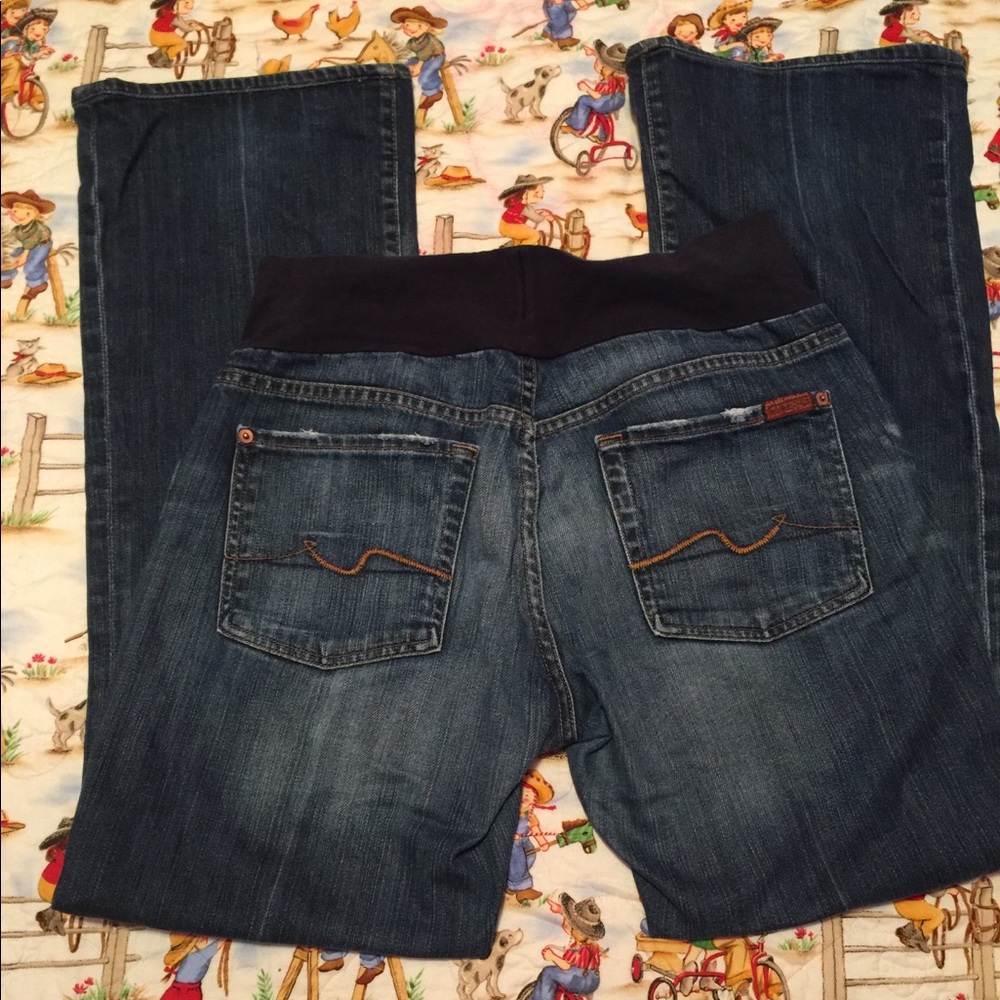7 for all mankind maternity jeans